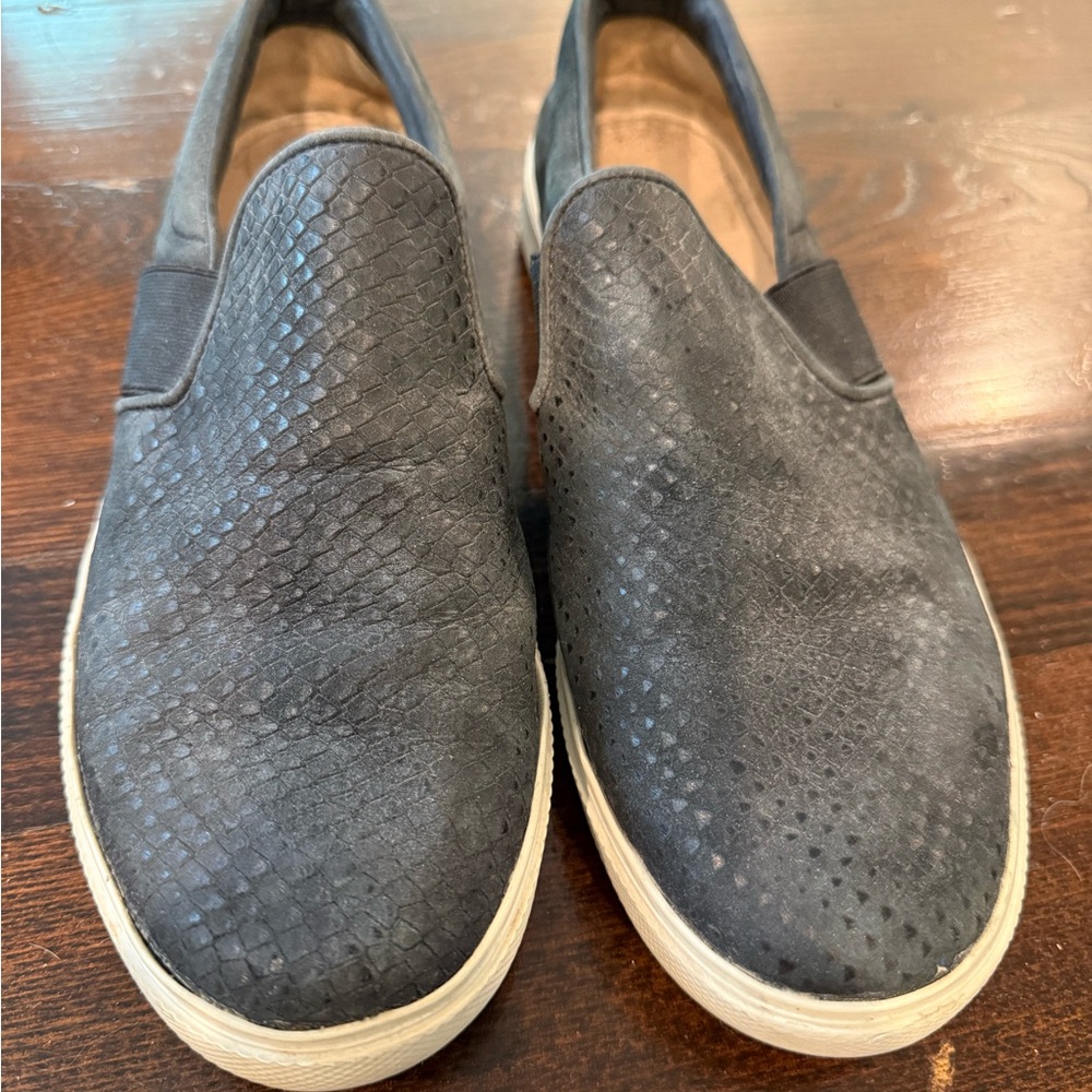 Black Slip-On Men's Shoes